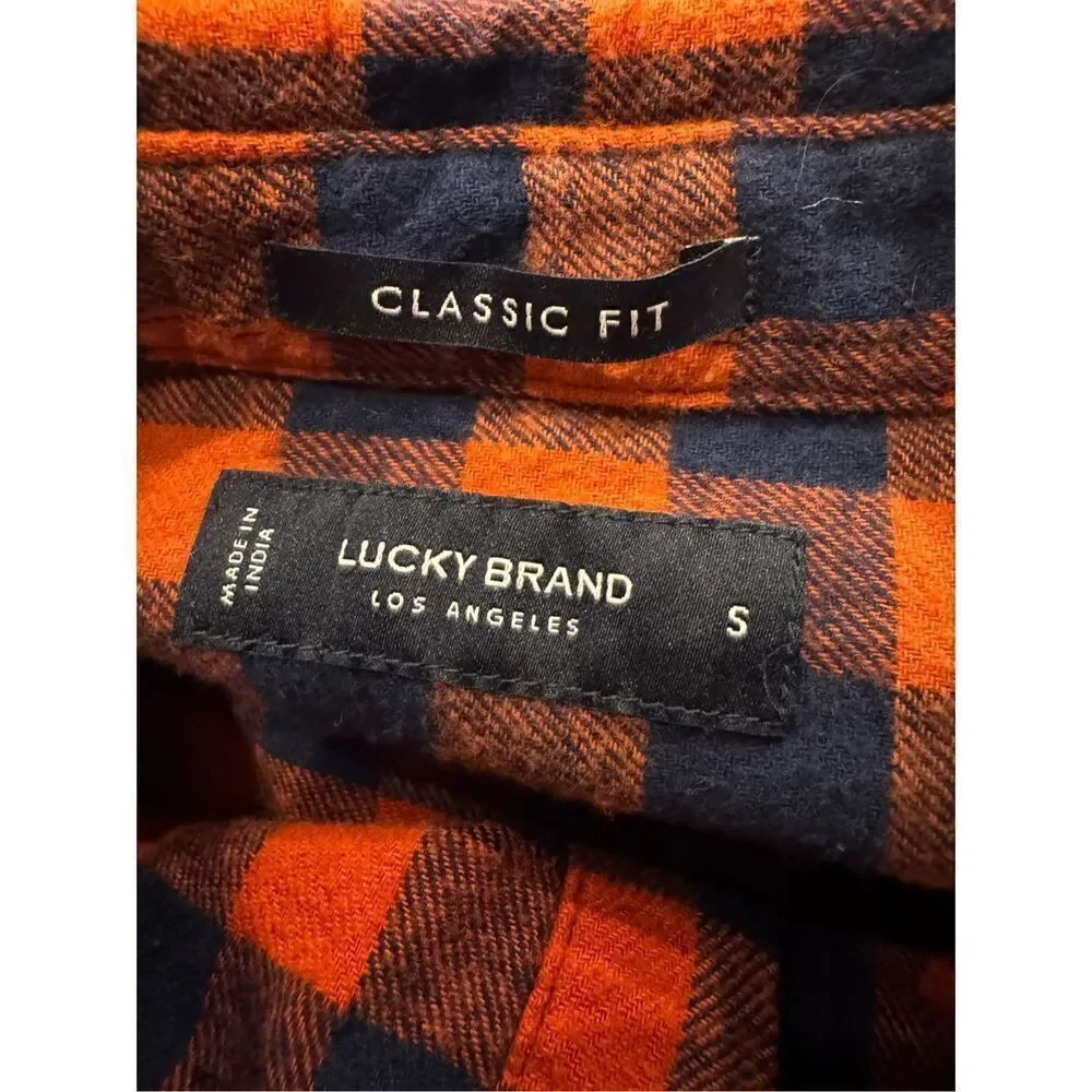 Lucky Brand classic fit flannel (S)